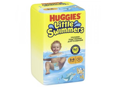 Подгузники-трусики Huggies Little Swimmers для плавания 5-6 12-18 кг, 11 шт. 1-00191179_2