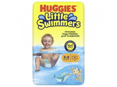 Подгузники-трусики Huggies Little Swimmers для плавания 5-6 12-18 кг, 11 шт. 1-00191179_3