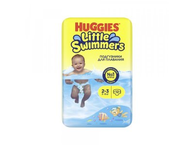 Подгузники-трусики Huggies Little Swimmers для плавания 2-3 3-8 кг, 12 шт. 1-00191177_2