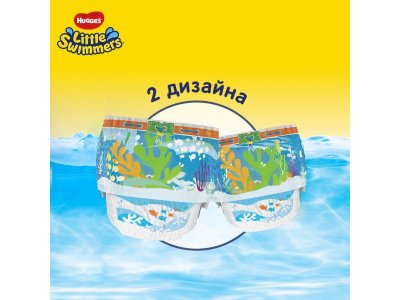 Подгузники-трусики Huggies Little Swimmers для плавания 3-4 (7-15 кг) 12 шт. 1-00380461_9