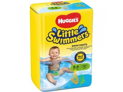 Подгузники-трусики Huggies Little Swimmers для плавания 3-4 (7-15 кг) 12 шт. 1-00380461_10