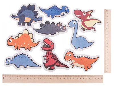 Набор игрушек для ванны Zhorya Динозавры 9 шт. 1-00420294_4