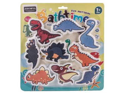 Набор игрушек для ванны Zhorya Динозавры 9 шт. 1-00420294_5
