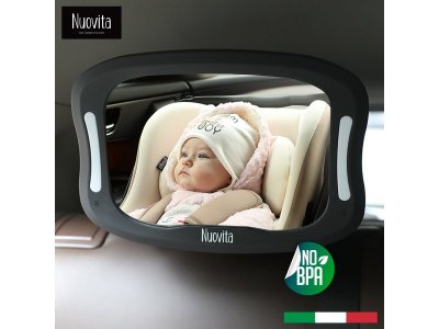 Зеркало для наблюдения за ребенком Nuovita, Speculo luce с подсветкой 1-00265741_1