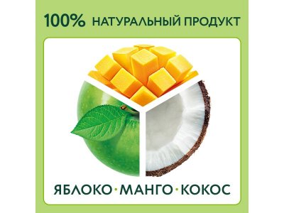 Пюре Черноголовка перекус Яблоко, манго, кокос  85 г 1-00402819_4