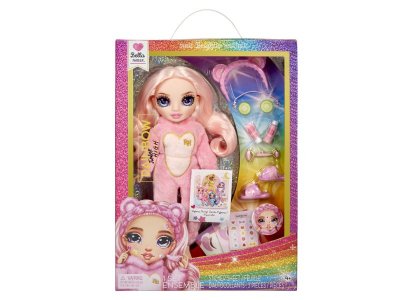 Кукла Rainbow High Junior PJ Party Белла Паркер розовая с аксессуарами 1-00420674_5