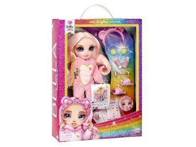 Кукла Rainbow High Junior PJ Party Белла Паркер розовая с аксессуарами 1-00420674_7