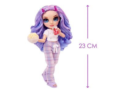 Кукла Rainbow High Junior PJ Party Виолет Виллоу фиолетовая с аксессуарами 1-00420677_2