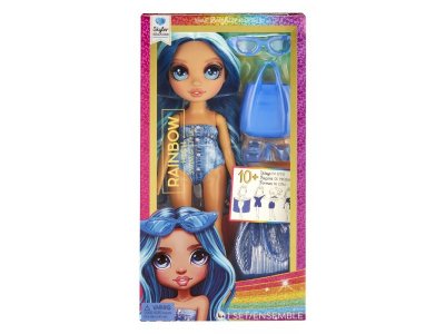 Кукла Rainbow High Swim Скайлер Брэдшоу 28 см голубая с аксессуарами 1-00420680_6