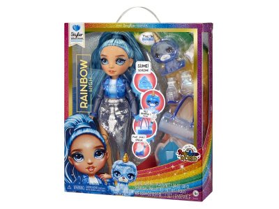 Кукла Rainbow High Classic Скайлер Брэдшоу 28 см голубая с аксессуарами 1-00420685_8