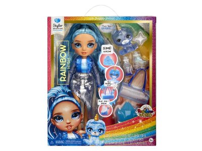Кукла Rainbow High Classic Скайлер Брэдшоу 28 см голубая с аксессуарами 1-00420685_7