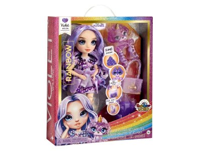 Кукла Rainbow High Classic Виолет Виллоу 28 см фиолетовая с аксессуарами 1-00420686_4