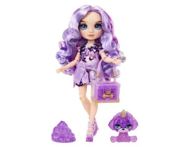 Кукла Rainbow High Classic Виолет Виллоу 28 см фиолетовая с аксессуарами 1-00420686_1