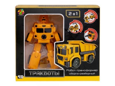 Робот-трансформер 1Toy Тракботы Экскаватор 10 см 1-00414808_10