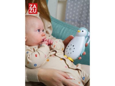 Устройство Zazu, беспроводная колонка + проигрыватель + ночник, Пингвинёнок Зои 1-00232644_6