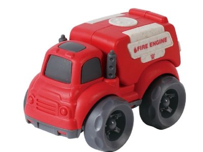 Игрушка Funky Toys Пожарная эко-машинка 10 см 1-00421440_1
