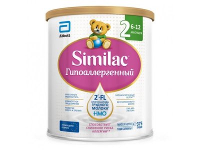 Смесь Similac ГА 2 молочная с ОГМ 6-12 мес. 375 г 1-00229605_1