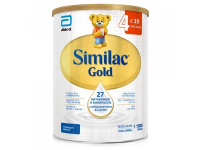Молочко Similac 4 Gold детское сухое 800 г 1-00351115_1