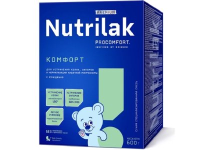 Смесь Nutrilak Premium Комфорт 600 г 1-00421464_1