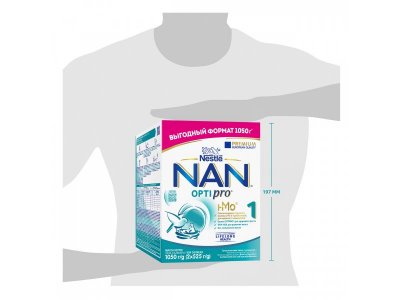 Смесь Nestle NAN 1 молочная сухая Optipro 1050 г 1-00329304_5