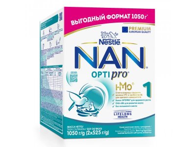 Смесь Nestle NAN 1 молочная сухая Optipro 1050 г 1-00329304_8