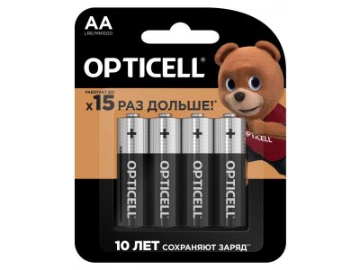 Батарейки Opticell Basic AA 4 шт. 1-00421860_1