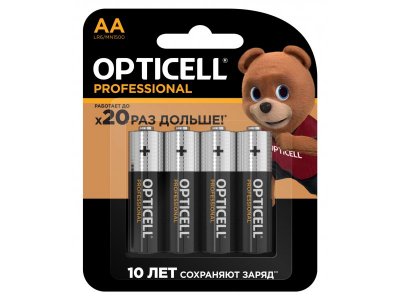 Батарейки Opticell Professional АА 4 шт. 1-00421864_1