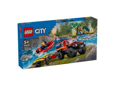 Конструктор Lego City Пожарная машина 4x4 со спасательной лодкой 1-00422124_5