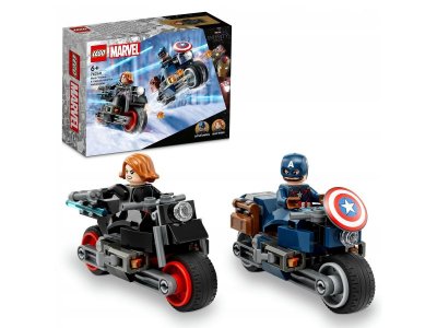 Конструктор Lego Marvel Черная вдова и Капитан Америка на мотоциклах 1-00422172_1