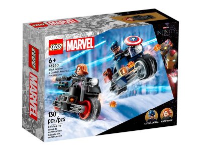Конструктор Lego Marvel Черная вдова и Капитан Америка на мотоциклах 1-00422172_2