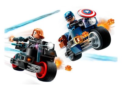 Конструктор Lego Marvel Черная вдова и Капитан Америка на мотоциклах 1-00422172_5