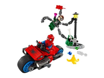 Конструктор Lego Marvel Погоня на мотоцикле: Человек-паук против доктора Осьминога 1-00422173_10