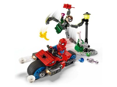 Конструктор Lego Marvel Погоня на мотоцикле: Человек-паук против доктора Осьминога 1-00422173_11