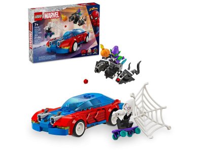 Конструктор Lego Marvel Гоночная машина Человека-паука и Зеленый Гоблин-веном 1-00422177_1