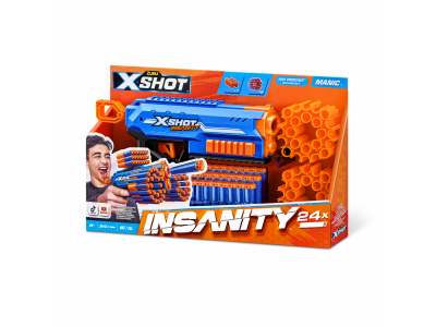 Игрушка Zuru Бластер X-Shot Insanity-Manic (бластер, 24 стрелы) 1-00422709_2