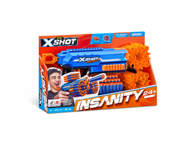 Игрушка Zuru Бластер X-Shot Insanity-Manic (бластер, 24 стрелы) 1-00422709_3