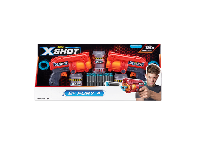 Игрушка Zuru Бластер X-Shot Excel Fury (бластер-2 штуки, мишень-3 шт, стрелы) 1-00422712_5