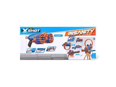 Набор игровой Zuru X-Shot Бластер Insanity Manic (бластер - 2 шт, 48 стрел) 1-00422714_3