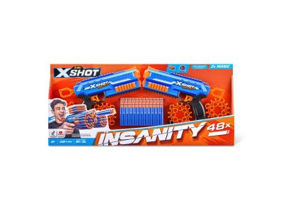 Набор игровой Zuru X-Shot Бластер Insanity Manic (бластер - 2 шт, 48 стрел) 1-00422714_8