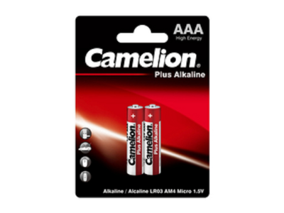 Батарейки Camelion Plus Alkaline BL2 LR03  (LR03-BP2, 1.5В) 2 шт. 1-00423259_1