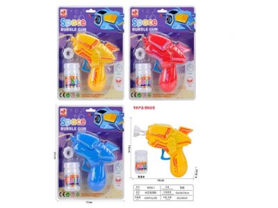 Игрушка для пускания мыльных пузырей 1Toy Мы-шарики! механическая Пистолет, 50 мл 1-00424480_1