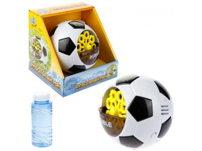 Игрушка для пускания мыльных пузырей 1Toy Мы-шарики! На батарейках Футбольный мяч, 118 мл 1-00424488_1