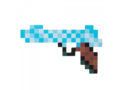 Игрушка Яигрушка Пистолет пиксельный ледяной, 25 см 1-00424665_1