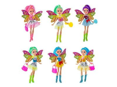Кукла KiddiePlay Fairy Princess с крылышками, с аксессуаром 20 см 1-00424777_1