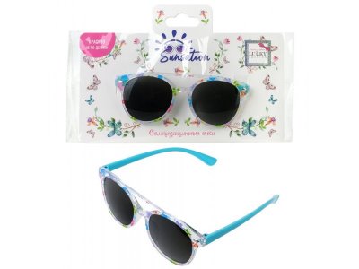 Солнцезащитные очки Lukky Fashion детские Цветочки, оправа с перемычкой 1-00425026_1