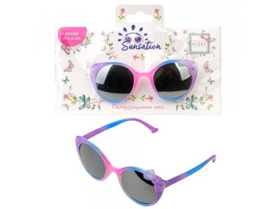 Солнцезащитные очки Lukky Fashion детские Бантик 1-00425029_1