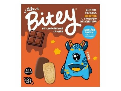 Печенье с шоколадом Take a Bitey Шоколад 125 г 1-00425202_2