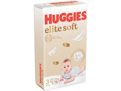 Подгузники Huggies Elite Soft 3 (5-9 кг) 72 шт. 1-00396063_2