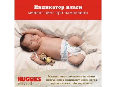 Подгузники Huggies Elite Soft 4 (8-14 кг) 54 шт. 1-00396064_6