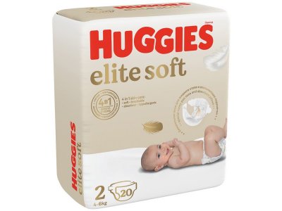 Подгузники Huggies Elite Soft 2 (4-6 кг), 20 шт. 1-00400558_2